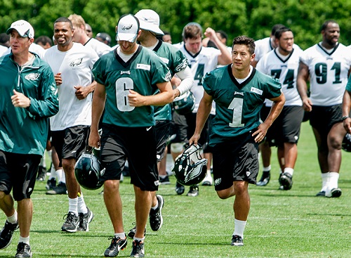 Kickers Alex Henery (6) and Carey Spear (1)