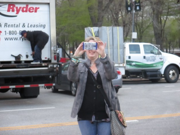 16. ++++ takes my pic outside of Draft Town (the day before)  4.29.15