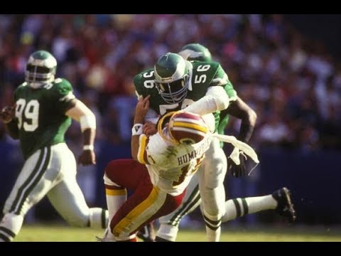 Byron Evans levels Stan Humphries during the Bodybag Game.jpg